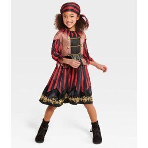 Target Kids' Pirate Halloween Costume Dress Headpiece Lg 12-14 Hyde & EEK!